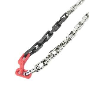 LOUIS VUITTON Black Monogram Necklace